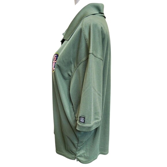 OGIO Green Polo Size XL Miller High Life Girl on The Moon Patch - Picture 5 of 8
